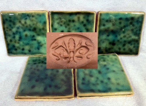 Antique french terracotta - antique, tile