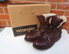 Wrangler Aviator Mens Brown Lace Up Ankle Boot 11 UK