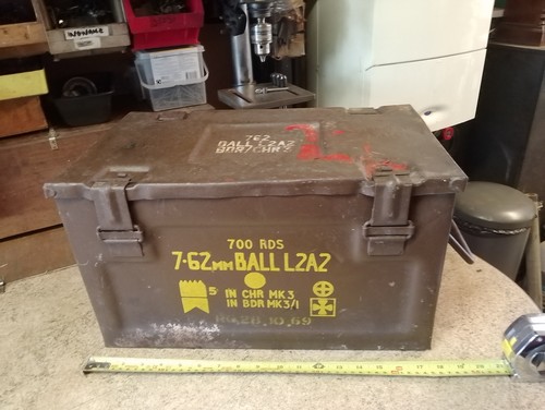 Used vintage military steel - vintage,