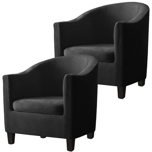 Piece velvet tub chair - piece,