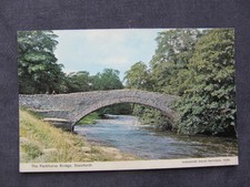 VINTAGE POSTCARD OF THE PACKHORSE BRIDGE OVER RIBBLE STAINFORTH, NORTH YORKSHIRE
