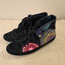 Desigual Black High Top Canvas