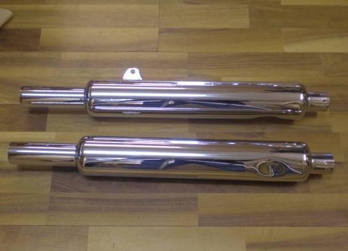 Bsa a10 plunger mufflers 1 - plunger,