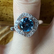 Natural London Blue Topaz