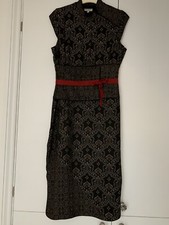 Rare Karen Millen oriental Wiggle dress, size 10-12