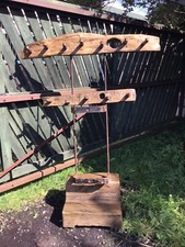 Handmade rustic hallway coat