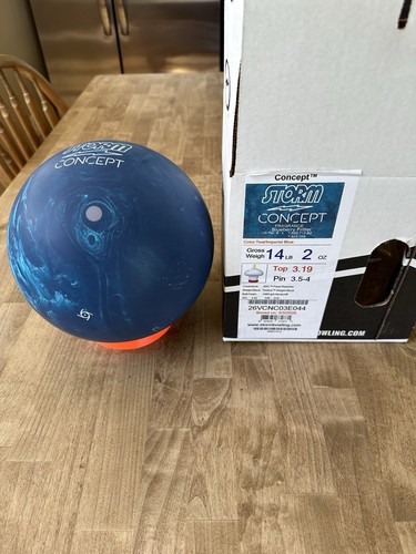 Storm concept bowling ball - concept,