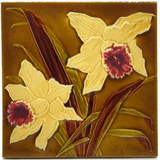 Art Nouveau Fireplace Tile