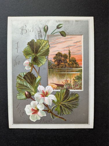 Victorian greeting card - ,