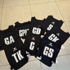 Netball Gilbert Bibs Set High 5 Black In VGC