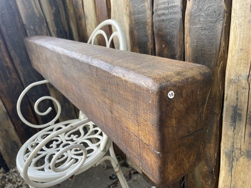 Solid oak fireplace beam - solid,
