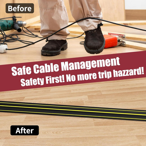 Cable protector floor - floor, 1m