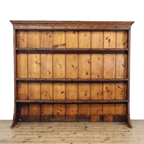 Antique oak dresser rack - oak,