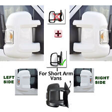 Fits Fiat Ducato 06 to 24 Wing Mirror Cover Protectors Left & Right Gloss White