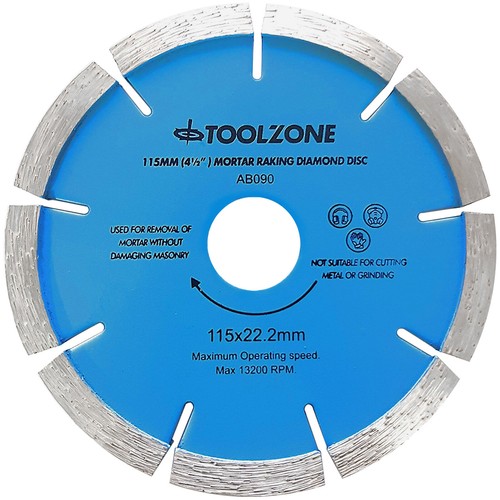 Mortar raking disc diamond - raking,