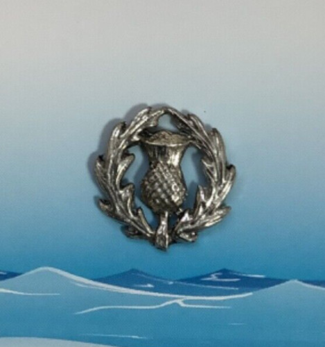 Scottish thistle silver pewter - thistle,