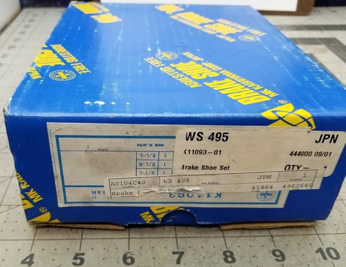 Rear axle brake shoe set - shoe,