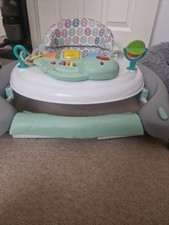 Baby Walker Rocker Bouncer Foldable First Steps Push Along Activity Music Ride