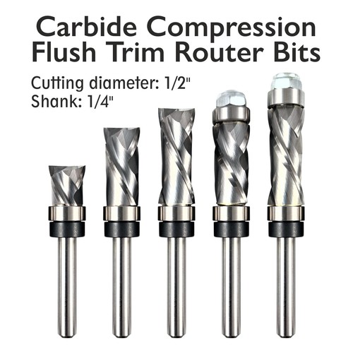 Shank flush trim - 1/4",