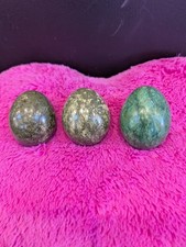 Bundle Of 3 Green Marble Stone