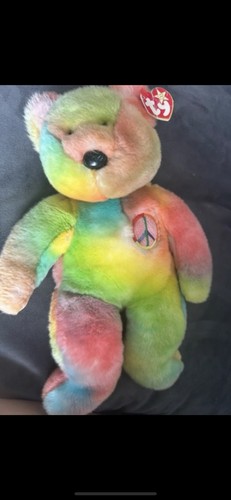 Medium peace beanie baby - medium,