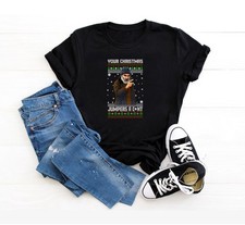 Farmer Jim Ugly Christmas T-Shirt, Funny Sarcastic Holiday T-Shirt, Festive Tee