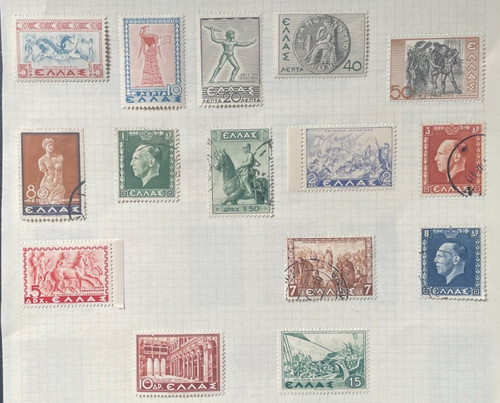 Greece 1937 issues - greece, mh