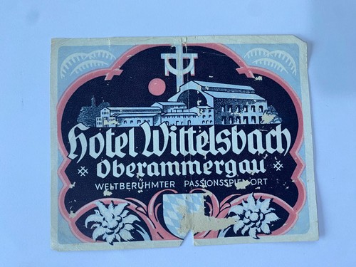 Vintage luggage labels - luggage, hotel
