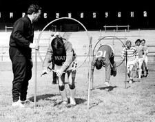 1965 JOCK STEIN ACTION PHOTO PRINT CELTIC BERTIE AULD BOBBY LENNOX JOHNSTONE