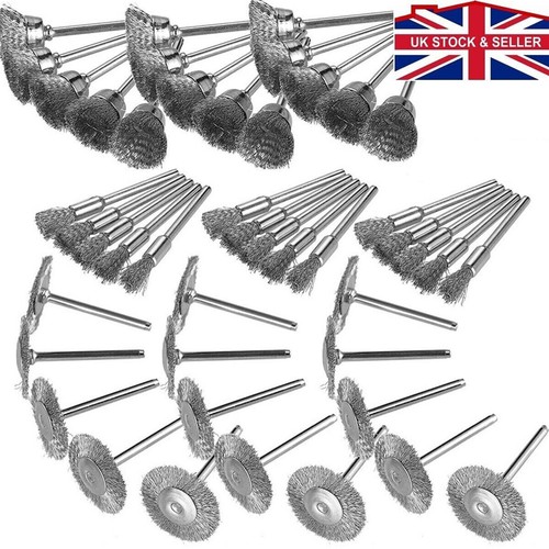 Wire cup mix brush set - cup,