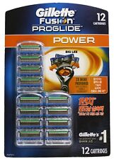 Gillette Fusion ProGlide Power 12 Cartridges Men's Shaving Razor Blades Refills