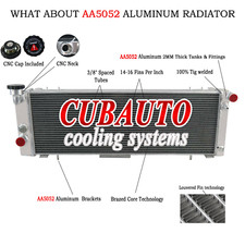 3 Row Core Aluminium Radiator For JEEP CHEROKEE XJ 4.0L 1988-2001 AT/MT UK