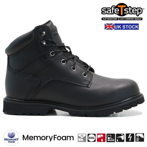 Mens safety boots - steel, toe