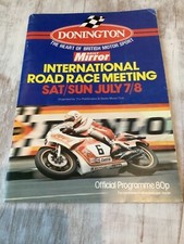 1979 Donnington Motorcycle Race Programme Barry Sheen Randy Mamola