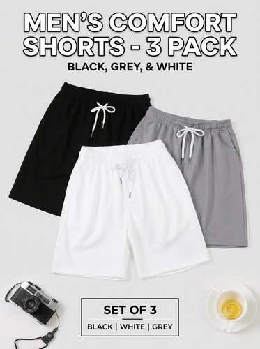 Pack mens comfort shorts - 3,