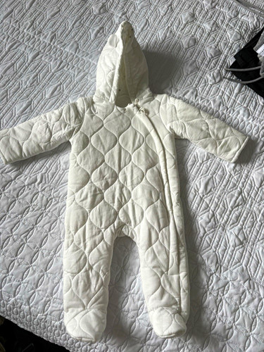 George white quilted hooded - white,