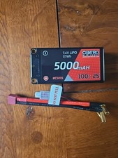 Pair of Centro 5000mah 100c 2S 7.4v 37wh RRP £90ish hardly used
