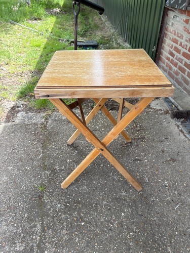 Vintage folding wooden - folding, table