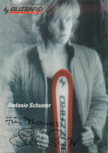 Stefanie schuster autograph - stefanie,