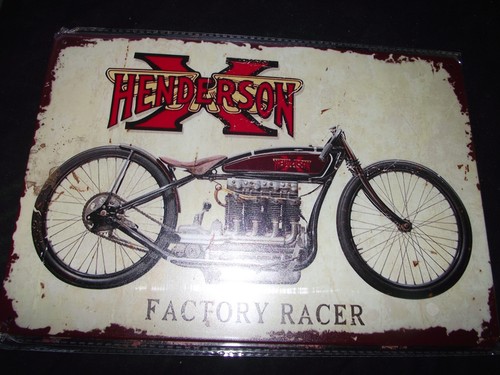 Henderson tin sign - tin, 12x8
