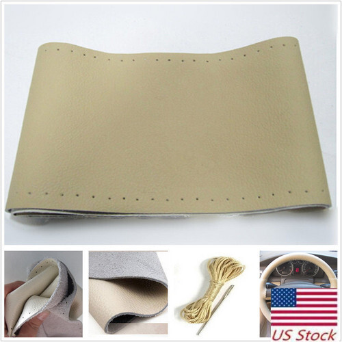 Beige genuine leather steering - genuine,
