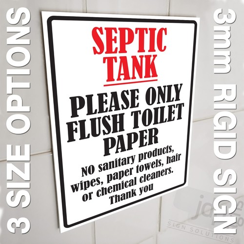Septic tank please - 'septic, flush