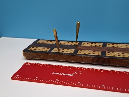 Vintage inlaid wood - vintage, cribbage