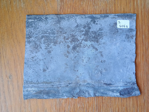 Scrap lead sheet flashing - lead,
