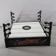 WWF WWE Wrestlemania Wrestling Ring Spring Loaded Mat 2010 Mattel 