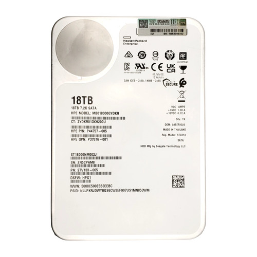 18tb lff 3 5in - (p44757-005), 3.5in