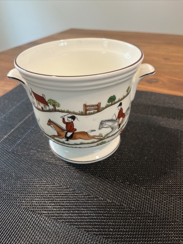 Coalport hunting scene 8 - scene, 1/8"