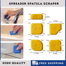 5X Silicone Sealant Caulking Tool Grout Smoother Profiling Finishing Shaper Set