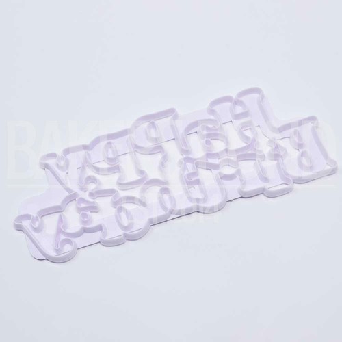 Happy birthday stencil - stencil, letters
