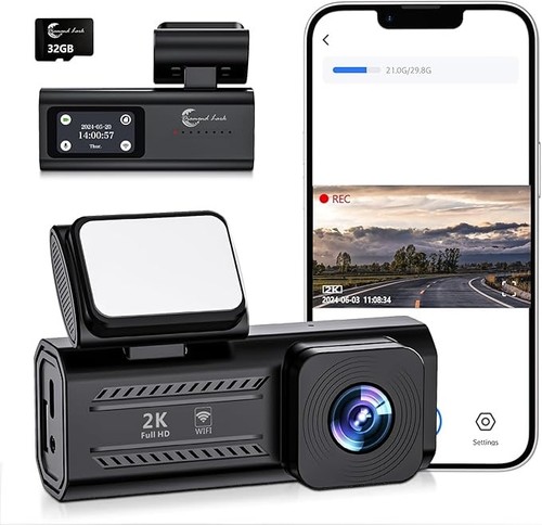 Dash cam wifi 1440p - cam, |